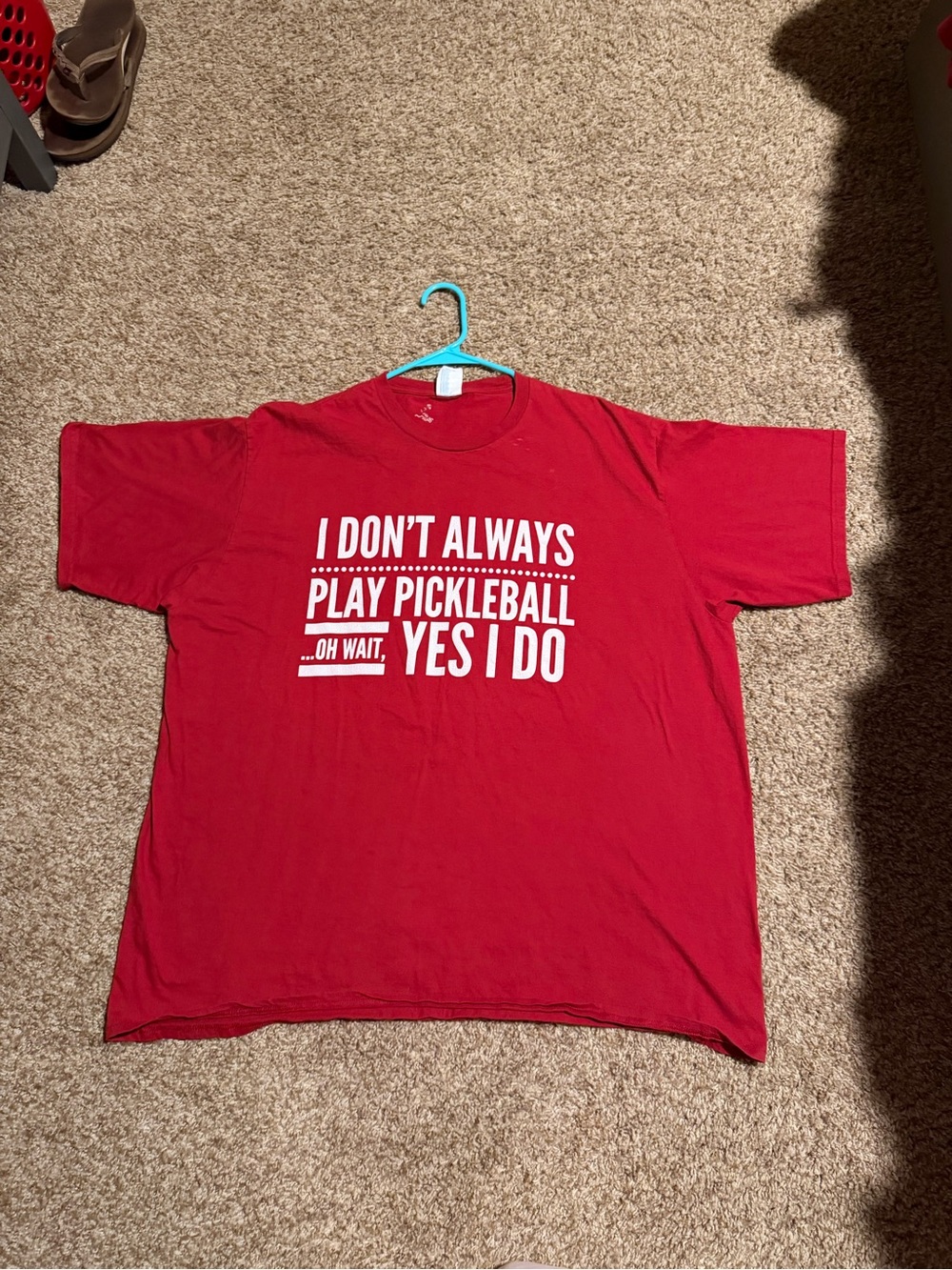 Red Pickleball Graphic Tee - Casual Sport Shirt